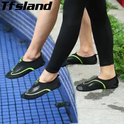 Летние унисекс мягкие босиком обувь Для женщин Быстросохнущие кроссовки для йоги спортивная обувь для плавания кожи носки мужские