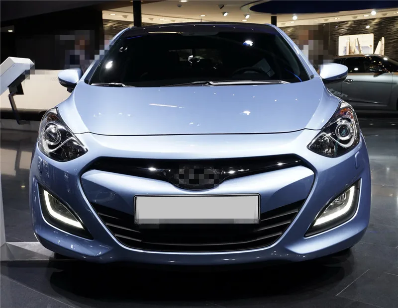 Pour Hyundai i30 55 W Super Blanc XENON HID Low Dip//DEL Side Light Projecteur Ampoules