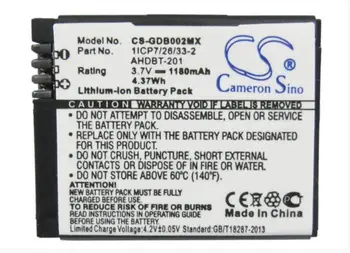 

Cameron Sino 1180mAh battery for GIROPTIC edges closer to 360 action cam for GOPRO HD Hero3 Black Edition White Hero3+ Black