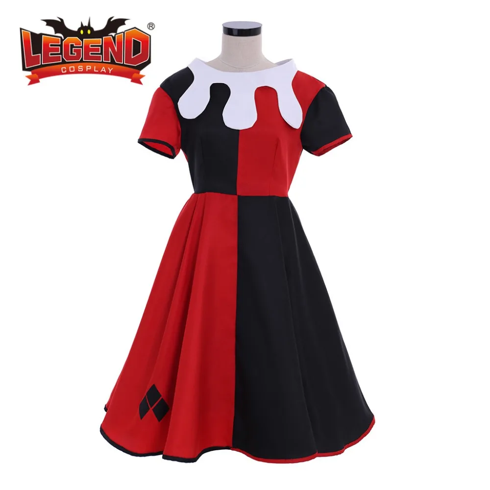 joker Dress cosplay costume adult female joker cosplay costume dress