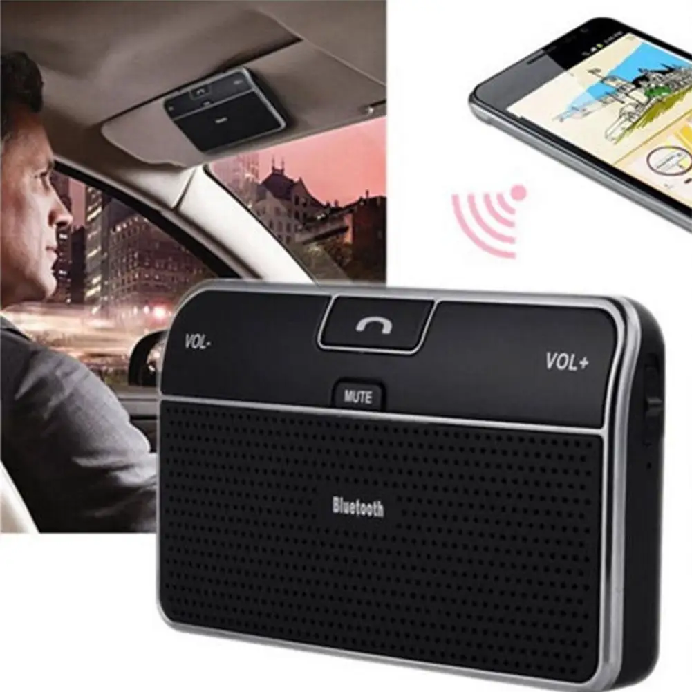 

Wireless Bluetooth Hands-free Multipoint Car Sun Visor Speakerphone Speaker Kit