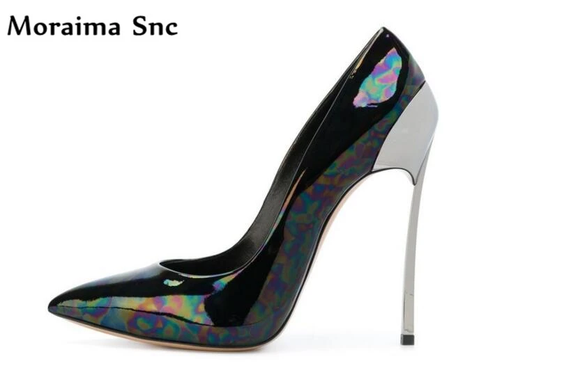

Moraima Snc hot selling 2018 high quality sexy pointed toe concise type shoes woman pumps shallow high heels dress shoes