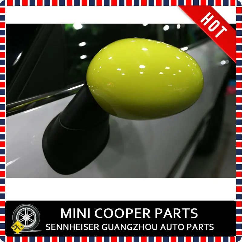 Yellow Color Style Side Mirror Cover-4