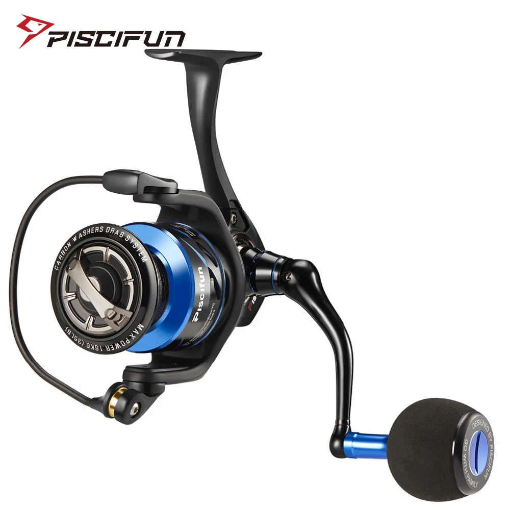 Piscifun Stone Saltwater Spinning Reel Super Powerful Smooth Fishing Reels All Aluminum 10 Stainless Steel Shielded Bearings