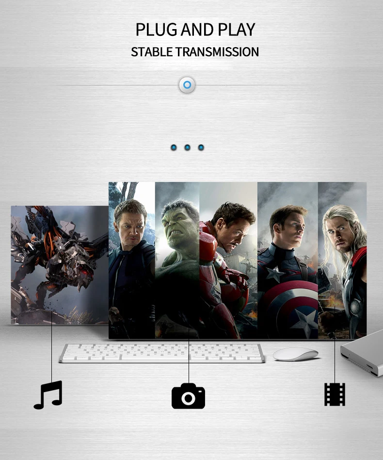 New Aluminum 6Gbps High Speed 2.5" HDD Enclosure Mobile Hard Disk Box Usb 3.0 Sata Hard Disk Case For 9.5-15MM HDD Blueendless hard drive storage box