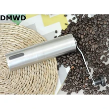 DMWD Керамика Кукурузы Ручной конический Кофе шлифовальная машина Кофе чайник 304 Нержавеющая сталь ручная кофемолка Кофе шлифовальный станок