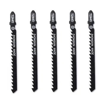 

5Pcs T244D Hard Wood Curve Cut Jigsaw Sabre Curve Saw Blades for Home DIY Woodworking With 4mm Chic Hot Sale