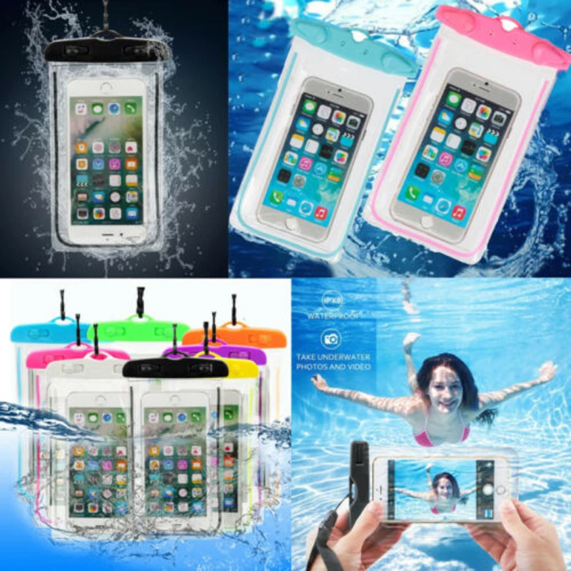 Подводный водонепроницаемый чехол сухие сумки для iPhone 6 7 8 Plus X мобильный