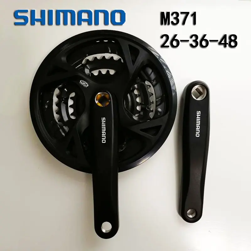 

Shimano FC-M371 Acera Square Taper 170mm Bike Triple Chainset - 26-36-48T