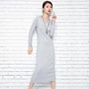 De alta calidad de invierno/otoño vestido de las mujeres de Cachemira de jerseys vestidos a la moda para señoritas ropa Mid-Calf larga vestido ► Foto 3/6