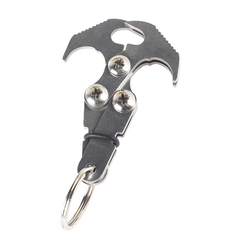 Multifunctional Stainless Steel Survival Folding Grappling