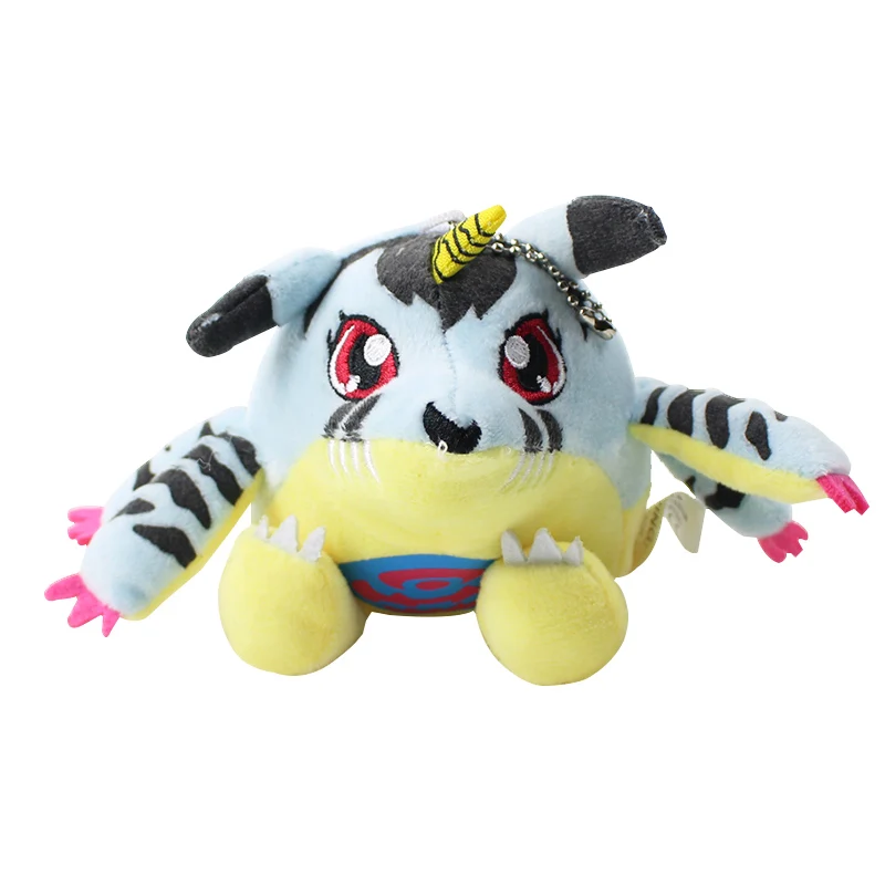 Digimon плюшевая игрушка Patamon Palmon Piyomon Tailmon Gomamon Koromon Gabumon Agumon Мягкая кукла-чучело плюшевая подвеска брелок - Цвет: Gabumon
