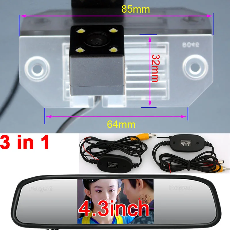 Беспроводная камера заднего вида для Ford Focus 2 sedan (2005 2011) C Max(2003 2018)|night vision backup camera|rear