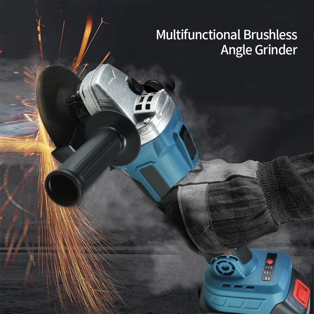 

3000mAh / 4500mAh Wireless Manual angle grinder Brushless Angle Grinder Electric Angle Grinder Angular Finishing Grinder