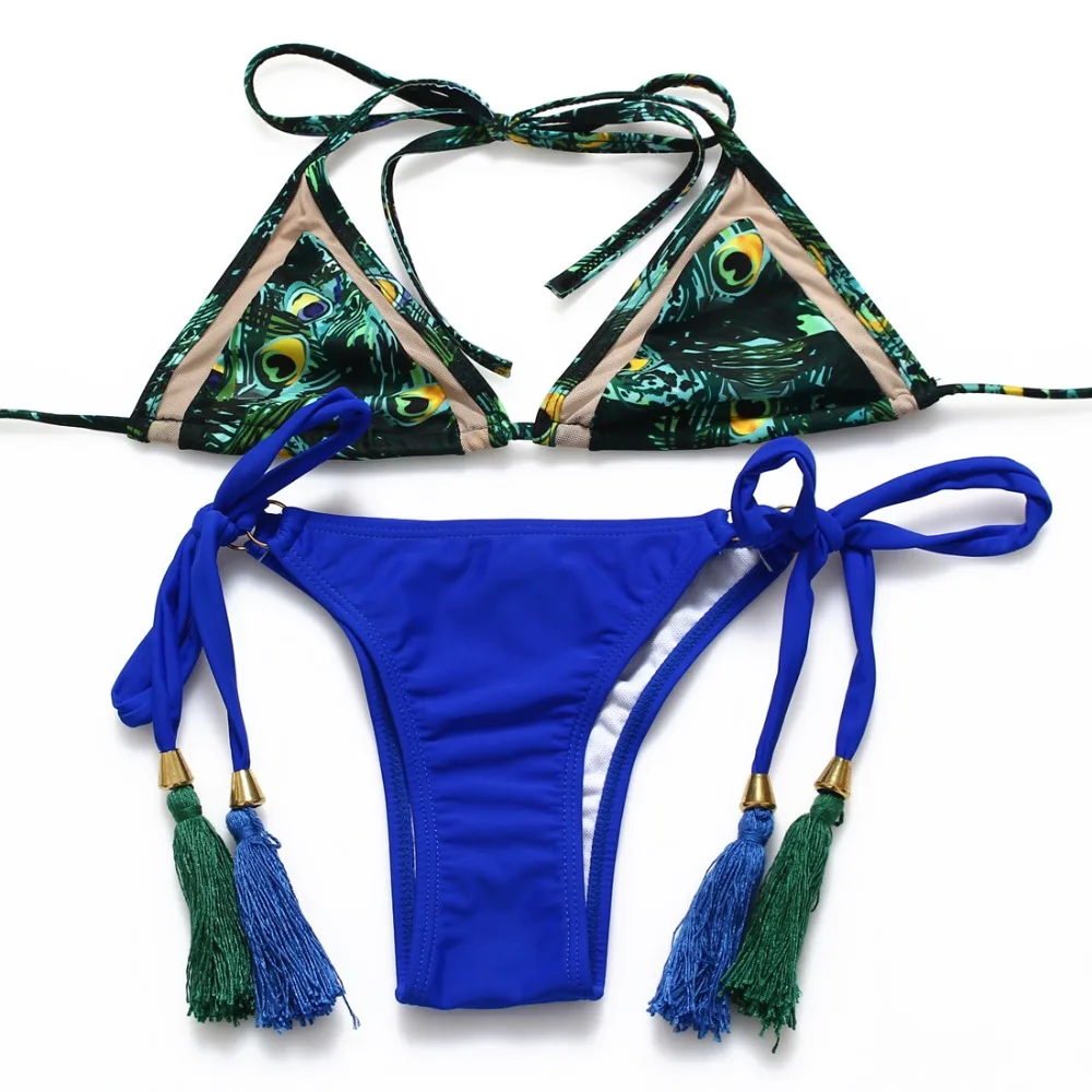 COSPOT brand Bikini Set for women 2017 halter swimsuit adjustable