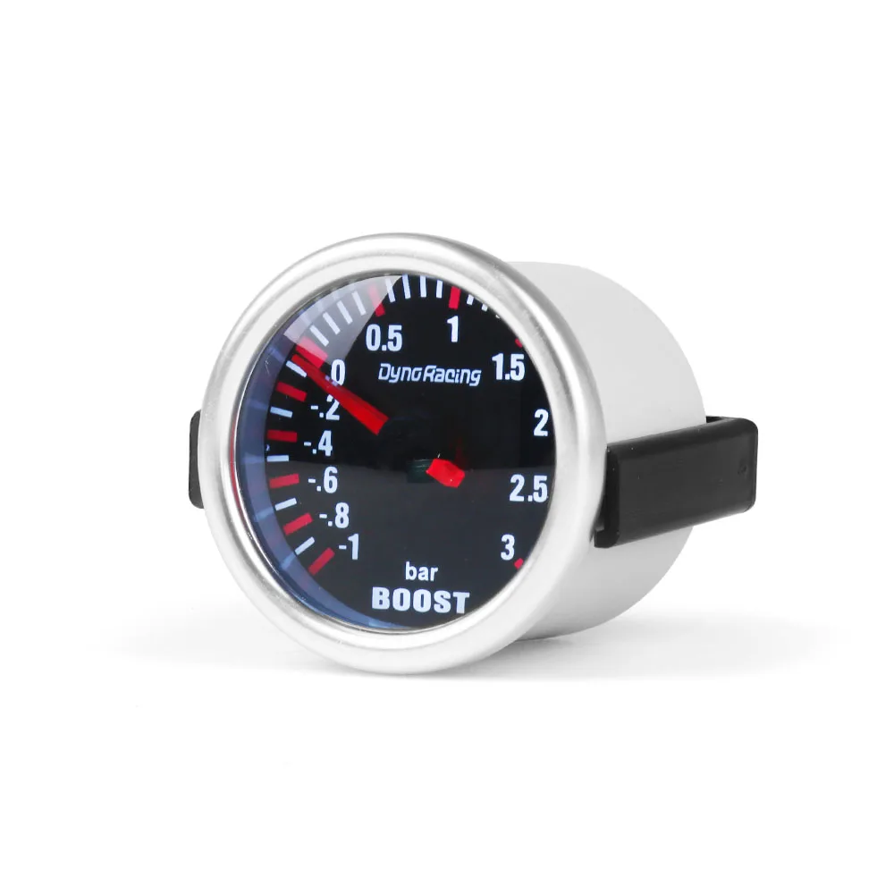 Dynoracing 2''52 мм турбо Boost Gauge 3 бар механический Белый светодиодный повышающий датчик дыма объектив Boost сенсор BX101537