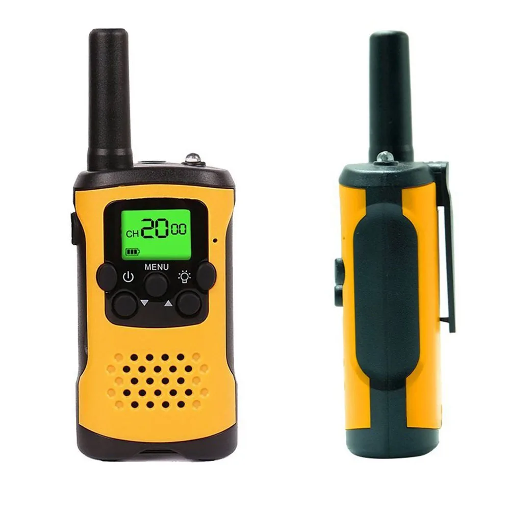 Kids Walkie Talkies, 22-Channel FRS/GMRS Radio, 4-Mile Range Mini Two Way Radios with Flashlight and LCD Screen Gift
