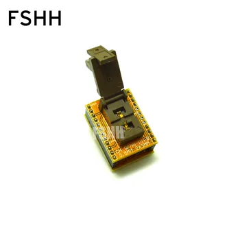 QFN8 to DIP8 Programmer Adapter DFN8 MLF8 WSON8 test socket Pitch=0.5mm Size=2mm X 3mm rm6203 cr6203 dip8