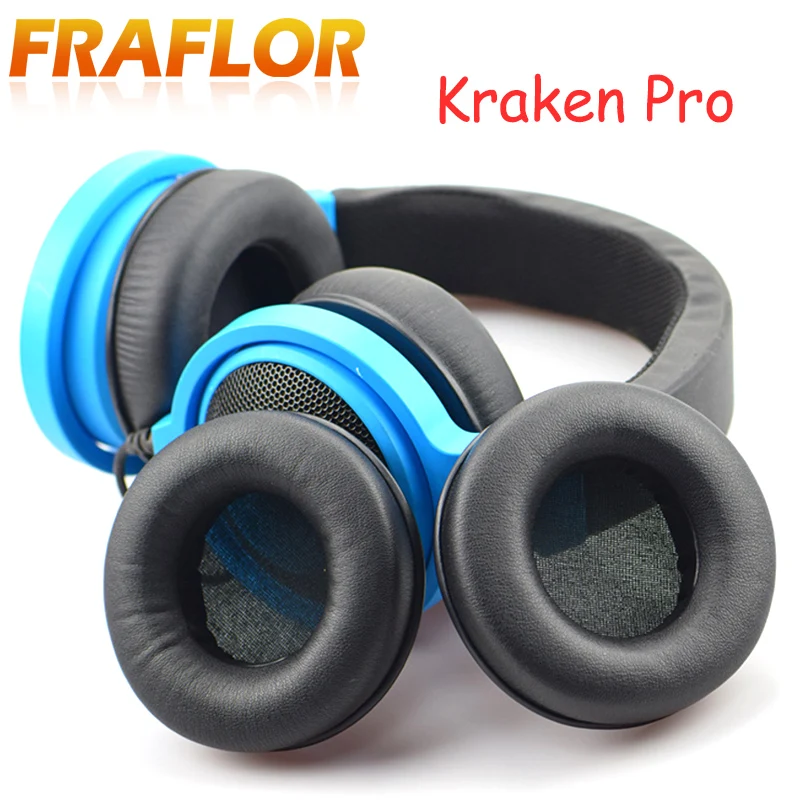 Sponge Protein Leather Material Ear Cushion Pads For Razer Kraken Pro 2015  7.1 Usb Gaming Headphones Earpad Replacement Headsets - Protective Sleeve -  AliExpress