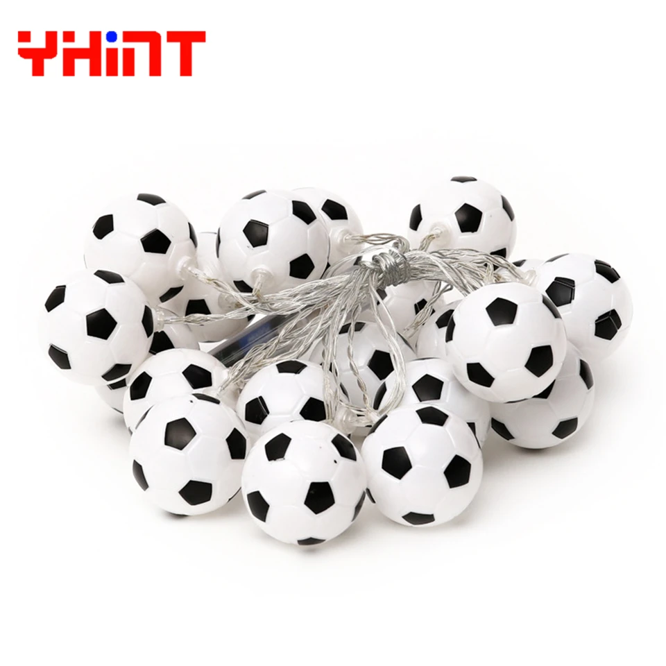 Luminaria lamp holiday decoration football bulb string light Bar atmosphere LED For Christmas Celebrating the world cup party | Освещение