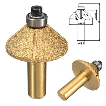 

1PC 45 Degree Quartz Coated Grinding Edge Milling Cutter Wood Milling Cutter