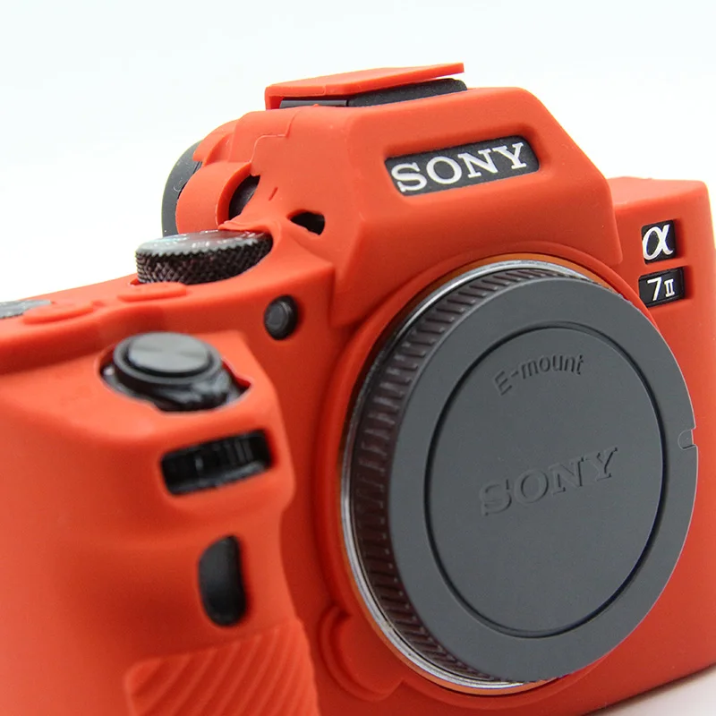 Мягкий силиконовый чехол для камеры sony A7 II A7II A7R Mark 2 резиновый защитный чехол