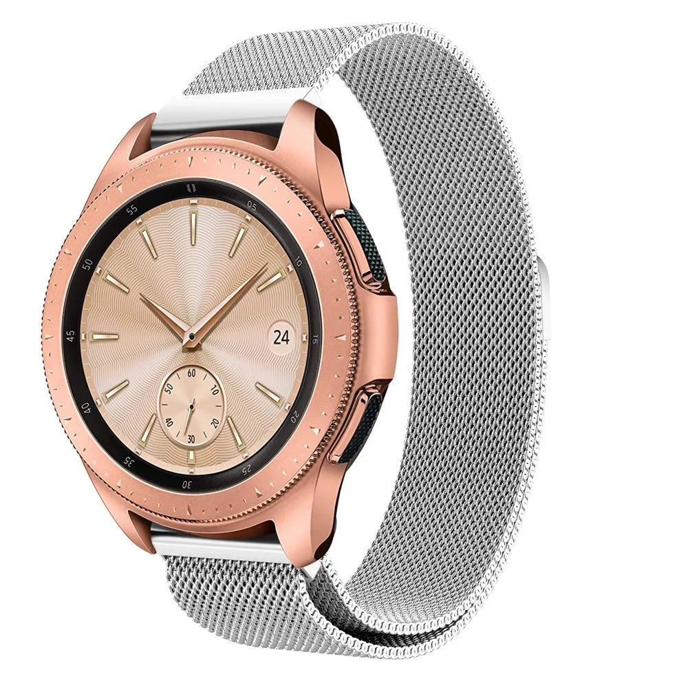 Горячий продукт Фитнес браслет Миланская Магнитная Петля из нержавеющей стали часы ремешок для samsung Galaxy Watch 42 мм smartwatch relogios