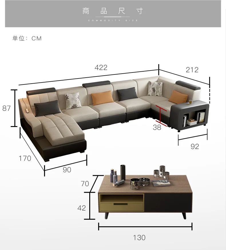 Диван из ткани Easyliving 2019 секционный диван с фотоэлементами мебель для гостиной в