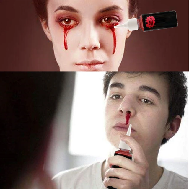 Sangue Artificial Comestível p/ Fazer Maquiagem de Vampiro