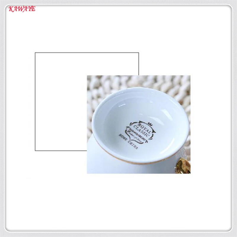 1 комплект; ручная роспись цветы день Чай Кофе чашки Керамика чашки и блюдца Творческий костяного фарфора Кофе чашки 8ZDZ481