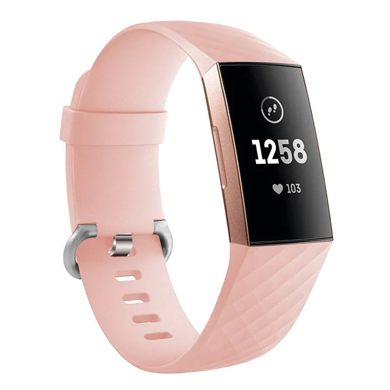 Ремешок для часов Fitbit Charge 3 спортивный сменный Браслет смарт fitbit charge