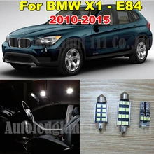 WLJH 13x Canbus Pure White No Error LED Car lighting Light for BMW X1 E84 Interior light LED Kit 2010 2011 2012 2013 2014 2015