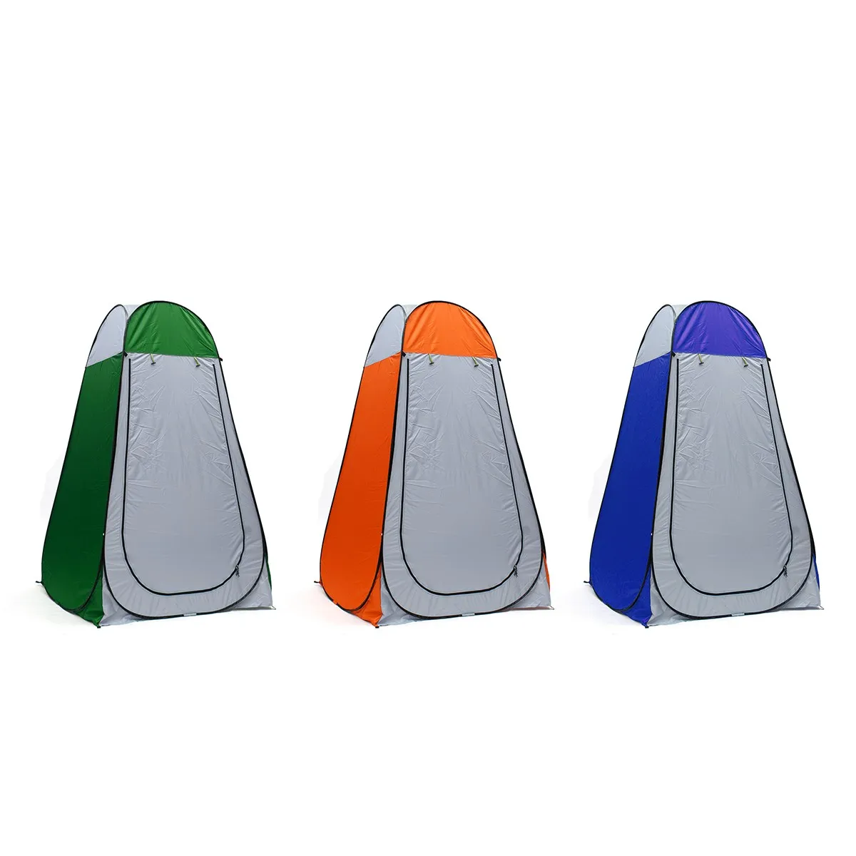

120x120x190CM Outdoor Pop Up Tent 190T Polyester Camping Shower Bathroom Privacy Toilet Shelter Single Moving Folding Tents