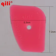 DHL 50 шт QILI QG-01 розовый цвет пленка для стекол автомобиля Установка скребок Инструмент Пластиковый оконный скребок прокладки автомобильные