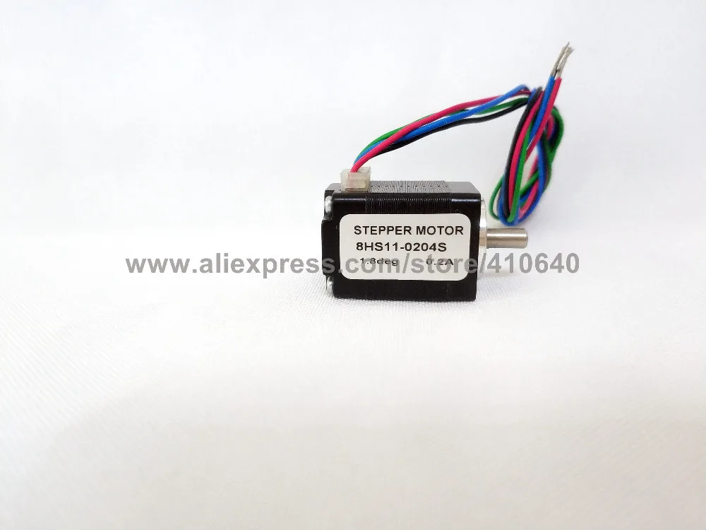 NEMA8 шаговый двигатель 8HS11 0204S 1.8 град 0.2A 1.6 N. cm момент Супер продаж! Бесплатная