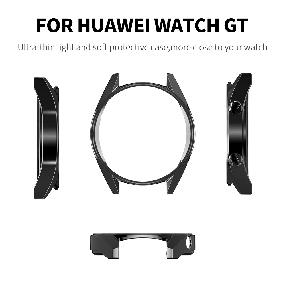 Для huawei Watch GT 46 мм защитный чехол покрытие ТПУ ударопрочный протектор экрана рамка Крышка Новая мода аксессуары оболочки
