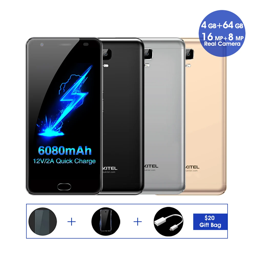 bilder für 2017 OUKITEL K6000 Plus 5,5 "FHD MTK6750T octa-core Android 7.0 4G 16MP CAM 4 GB RAM 64 GB ROM Berühren ID 12 V/2A QC 6080 mAh Telefon bilder für 2017 OUKITEL K6000 Plus 5,5 "FHD MTK6750T octa-core Android 7.0 4G 16MP CAM 4 GB RAM 64 GB ROM Berühren ID 12 V/2A QC 6080 mAh Telefon