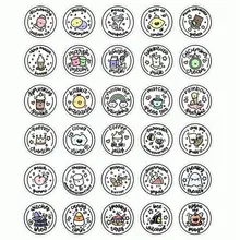 10 шт./лист водонепроницаемый круглый слайм стикер контейнеры стикер коробка для хранения наклейка поставки слаймов DIY Аксессуары Инструмент