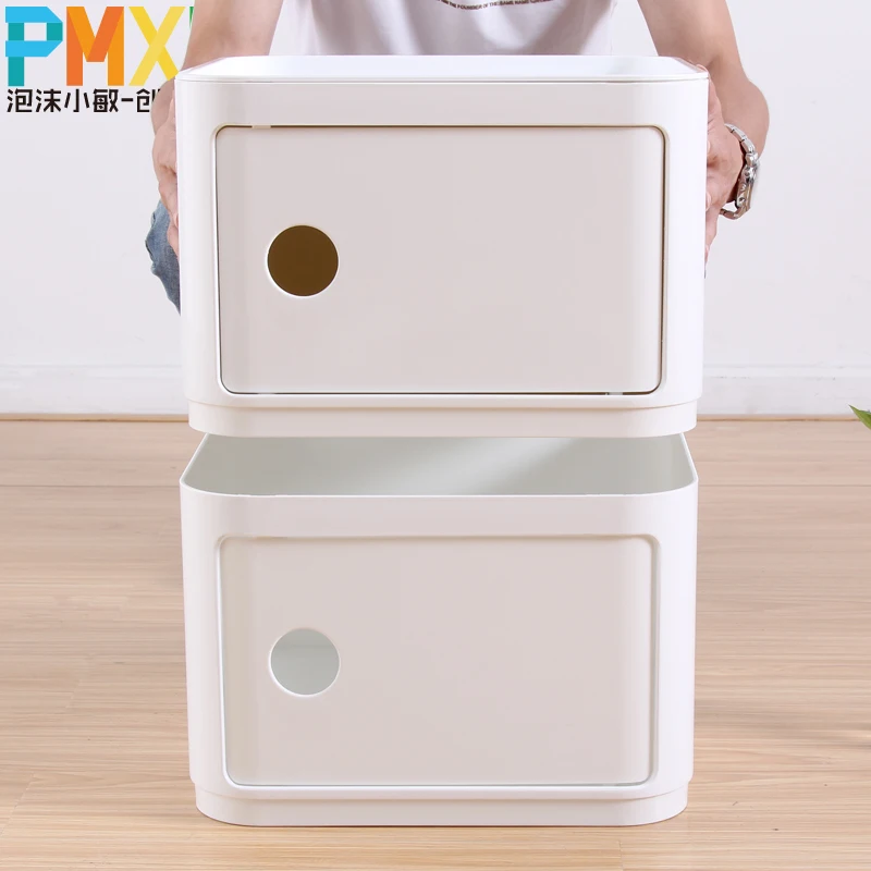 Simple petit carré chevet européenne minimaliste moderne chambre créative armoires de rangement de tiroir casiers mini.jpg Armoire Chambre Créatif