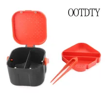 Дышащий АБС рыболовная коробка рыболовная приманка в форме земляного червя приманка «Червь» Снасти Коробка для хранения