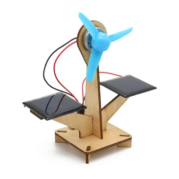 

Diy manual solar fan science assembly model maker education experiment gift toy fun