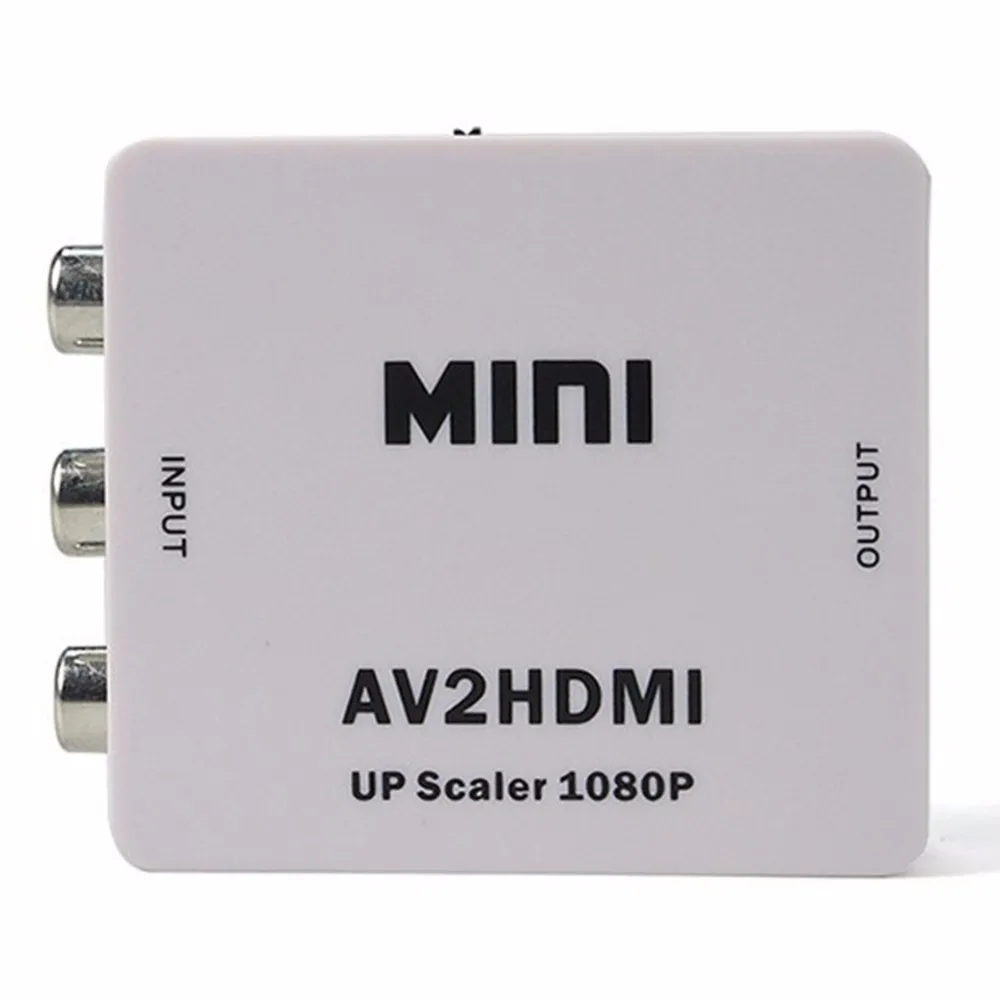 Мини av-hdmi видео конвертер AV2HDMI AV в HDMI 720p 1080p Upscaler AV2HDMI адаптер sz