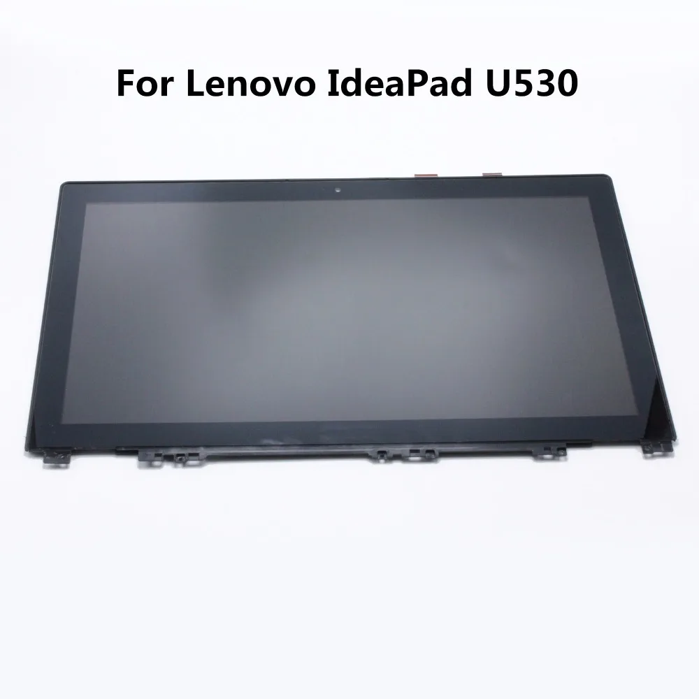 15 6 &quotЖК-дисплей для ноутбука с рамкой Lenovo IdeaPad U530 дисплей сенсорный экран стекло