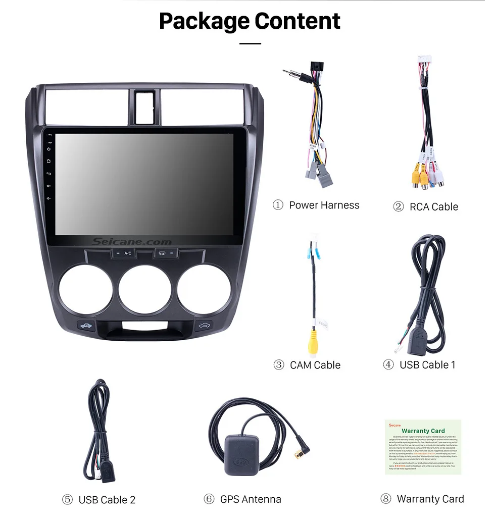 Clearance Seicane Android 8.1/7.1 2DIN 10.1" Car Radio with Bluetooth GPS Navigation FM WIFI for 2011-2016 Honda CITY support OBD2 TPMS 17 Clearance Seicane Android 8.1/7.1 2DIN 10.1" Car Radio with Bluetooth GPS Navigation FM WIFI for 2011-2016 Honda CITY support OBD2 TPMS 17