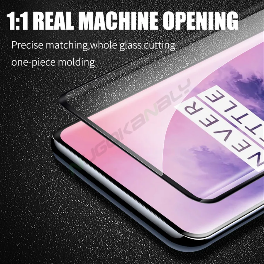 3D изогнутое полное покрытие из закаленного стекла для Oneplus 7 Pro Защита экрана для One plus 7 Pro стеклянная защитная пленка