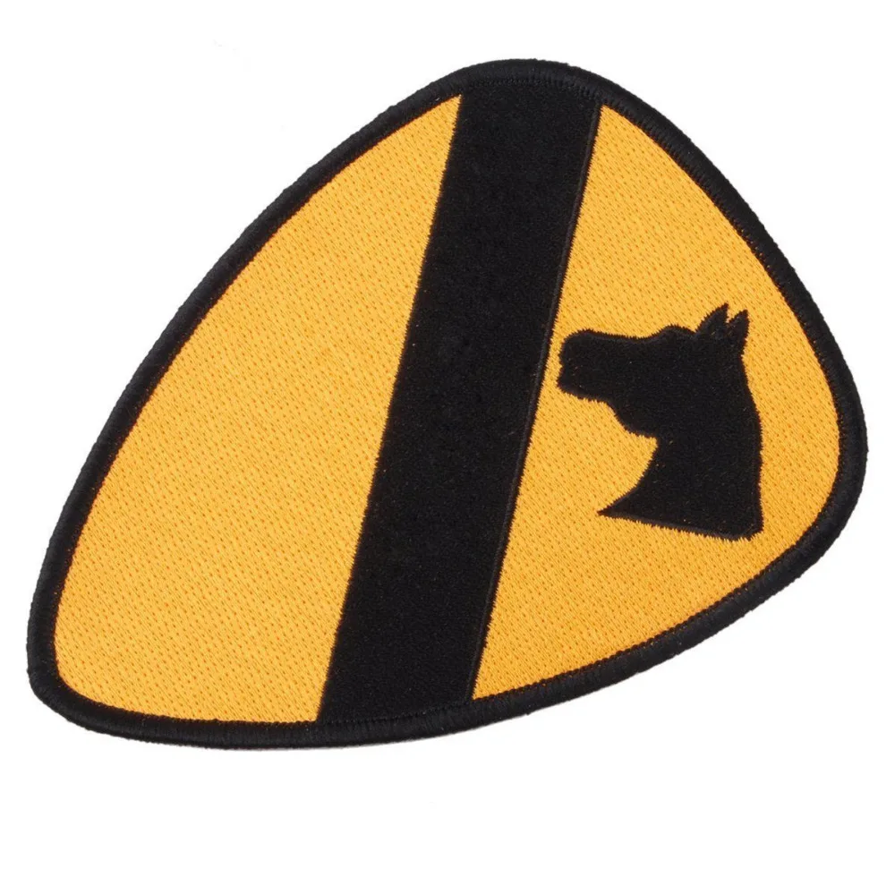 WW2 U.S. ARMY 1ST CALVARY SHOULDER PATCH HORSE EMBROIDERY MILITARY PATCH BADGE