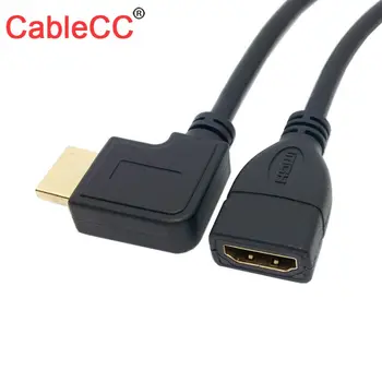 

Zihan Right Angled 90 Degree HDMI 1.4 Ethernet 3D Type A Female to A Male Extension Cable