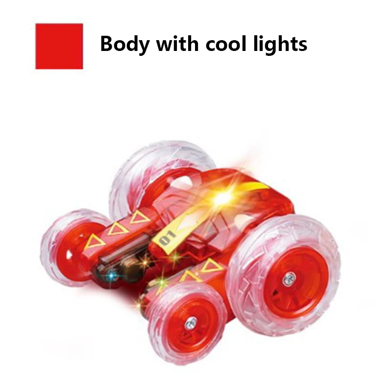 360 Degrees Rotation RC Car Wireless remote control dump truck 2 4G Stunt Car With light
