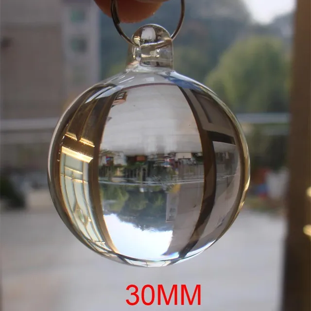 Free 10pcs Lot 30mm Transpa Color Crystal Smooth Free 10pcs Lot 30mm Transpa Color Crystal Smooth Hanging Ball