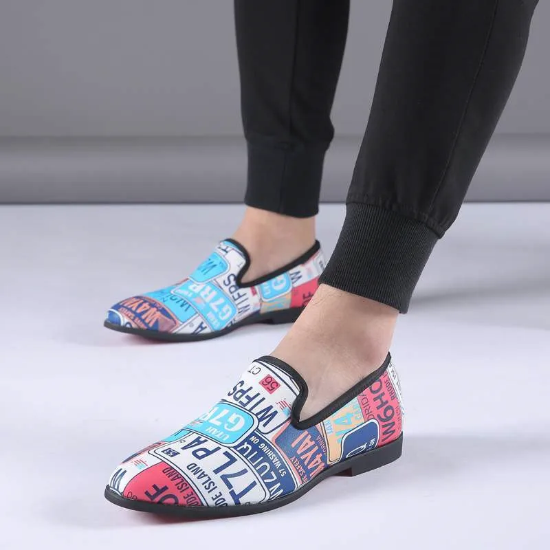 

38-48 Handmade Leather Men Dress Shoes Evening Party Wedding Shoes Daily Office Suit Shoes Personality Loafers Chaussures Hommes